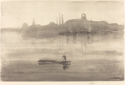gece by James Abbott McNeill Whistler