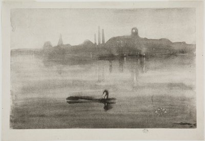 gece by James Abbott McNeill Whistler
