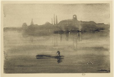 gece by James Abbott McNeill Whistler