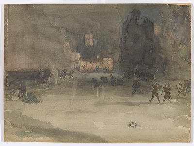 Nocturne: Kışın Amsterdam by James Abbott McNeill Whistler