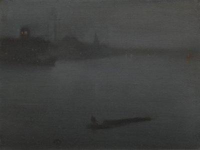 Mavi ve Gümüş Nocturne by James Abbott McNeill Whistler