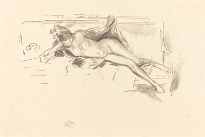 Çıplak Model, Yatan by James Abbott McNeill Whistler