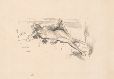 Çıplak Model, Yatan by James Abbott McNeill Whistler