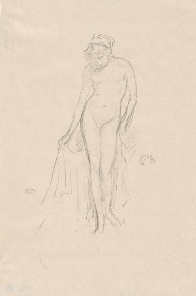 Çıplak Model, Ayakta by James Abbott McNeill Whistler