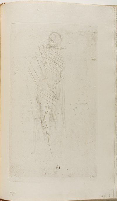 çıplak Poz verme by James Abbott McNeill Whistler