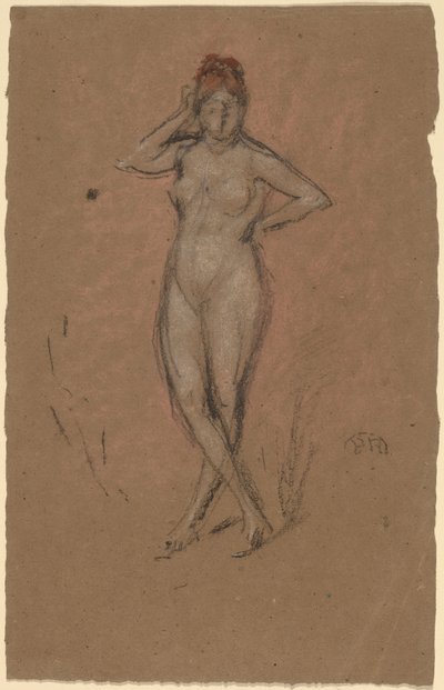 Çıplak Ayakta Bacaklar Çapraz by James Abbott McNeill Whistler