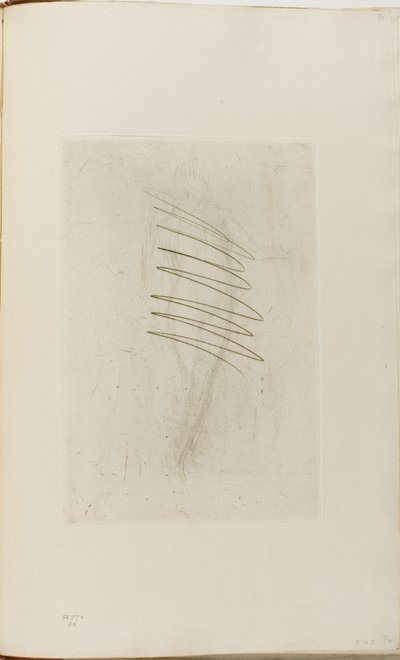 çıplak kadın ayakta, el, kalça by James Abbott McNeill Whistler
