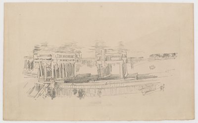 Eski Battersea Köprüsü by James Abbott McNeill Whistler