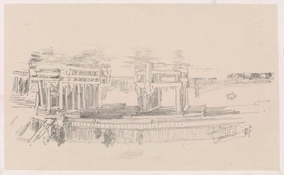 Eski Battersea Köprüsü by James Abbott McNeill Whistler
