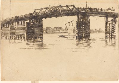 Eski Battersea Köprüsü by James Abbott McNeill Whistler