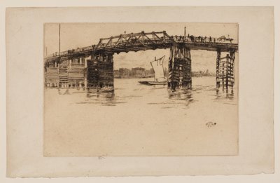 Eski Battersea Köprüsü by James Abbott McNeill Whistler
