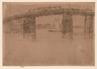 Eski Battersea Köprüsü by James Abbott McNeill Whistler
