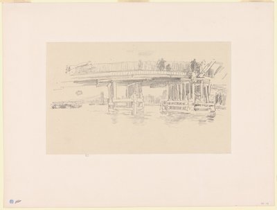 Eski Battersea Köprüsü by James Abbott McNeill Whistler