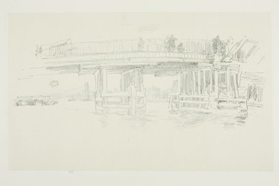 Eski Battersea Köprüsü by James McNeill Whistler