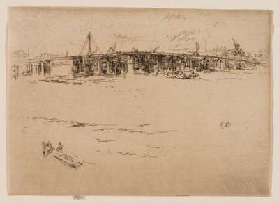 Eski Battersea Köprüsü, No. 2 by James Abbott McNeill Whistler