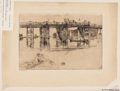 Eski Putney Köprüsü by James Abbott McNeill Whistler
