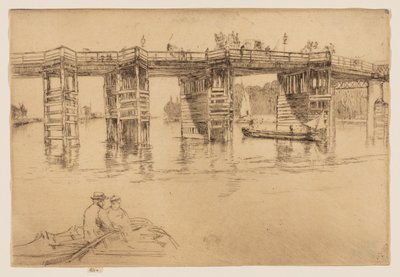 Eski Putney Köprüsü by James Abbott McNeill Whistler