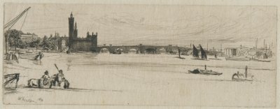 Eski Westminster Köprüsü by James Abbott McNeill Whistler