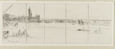 Eski Westminster Köprüsü by James Abbott McNeill Whistler