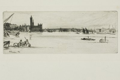 Eski Westminster Köprüsü by James Abbott McNeill Whistler