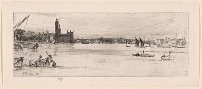 Eski Westminster Köprüsü by James Abbott McNeill Whistler