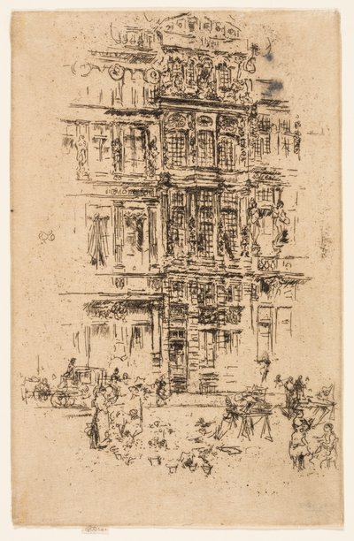 Saraylar, Brüksel by James Abbott McNeill Whistler