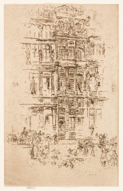 Saraylar, Brüksel by James Abbott McNeill Whistler