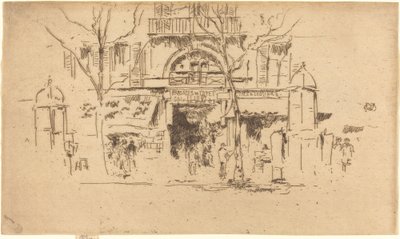 Operadaki pasajlar by James Abbott McNeill Whistler