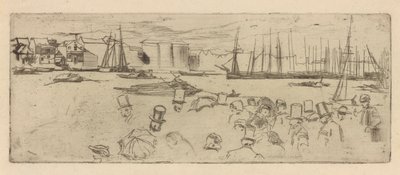 Penny Yolcular, Limehouse by James Abbott McNeill Whistler