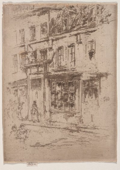 Petite Rue au Beurre, Brüksel by James McNeill Whistler