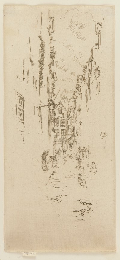 Küçük Kasaplar Sokağı by James Abbott McNeill Whistler