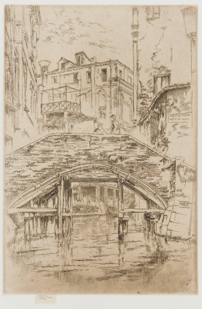Piovan köprüsü by James Abbott McNeill Whistler