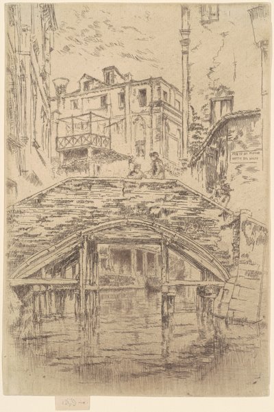 Piovan köprüsü by James Abbott McNeill Whistler