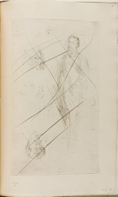 F.R. dahil Portre Skeçleri Leyland ve Whistler by James Abbott McNeill Whistler