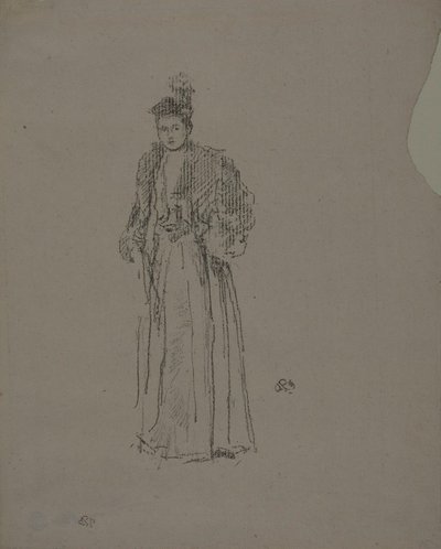 Portre Çalışması: Bayan Charlotte R. Williams by James Abbott McNeill Whistler