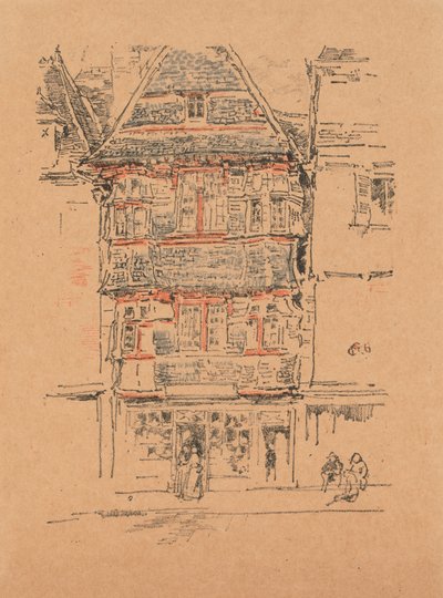 Kızıl Ev, Paimpol by James Abbott McNeill Whistler