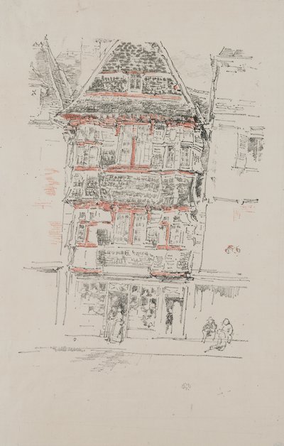 Kızıl Ev, Paimpol by James Abbott McNeill Whistler