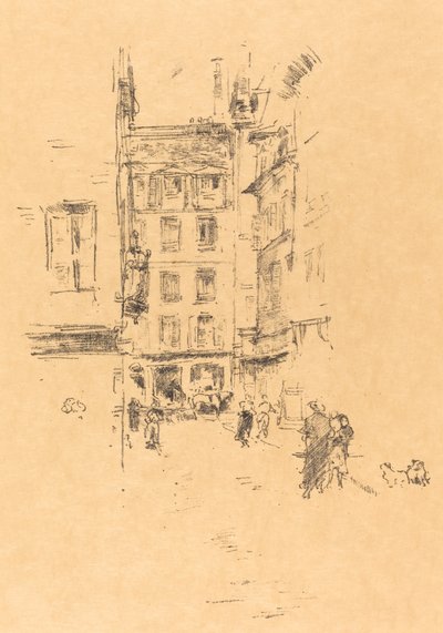 Rue Fürstenburg by James Abbott McNeill Whistler