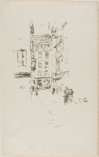 Rue Fürstenburg by James Abbott McNeill Whistler