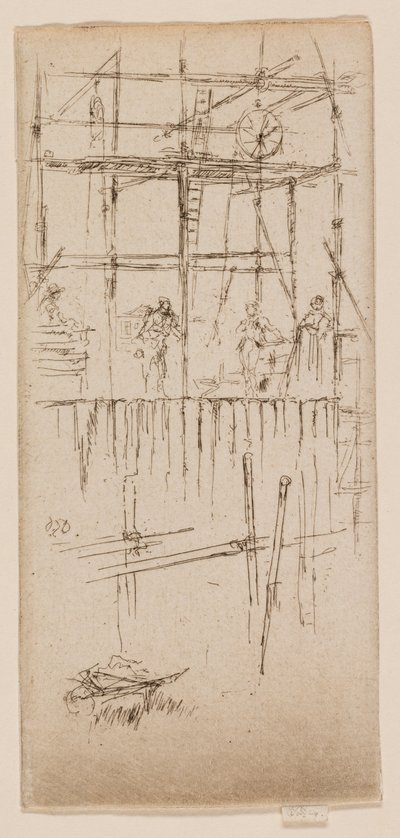 Savoy İskele by James Abbott McNeill Whistler