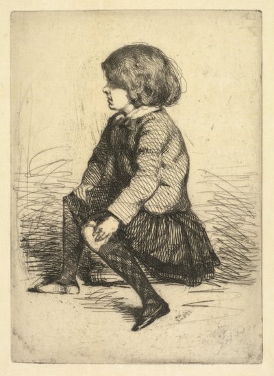 Seymour Haden Jr., Oturan by James McNeill Whistler
