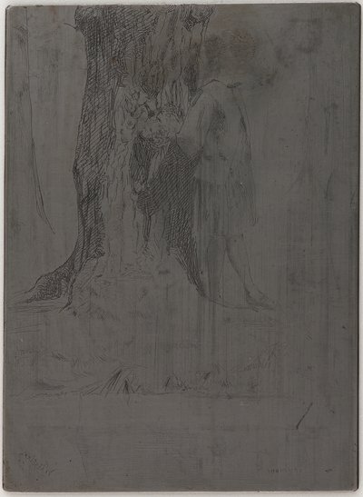 Bir Ağacın Altında Duran Seymour by James Abbott McNeill Whistler