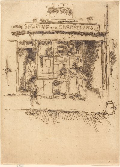 Tıraş ve Şampuanlama by James Abbott McNeill Whistler