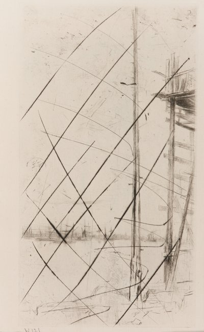 Gemi İnşaatçısı Yard, Liverpool by James Abbott McNeill Whistler