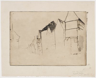 Evlerin Kroki by James Abbott McNeill Whistler