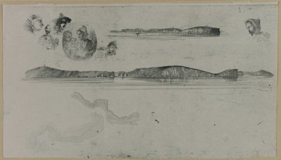 Sahil Etüt Plakası Eskizleri by James Abbott McNeill Whistler