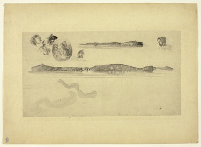 Sahil Etüt Plakası Eskizleri by James Abbott McNeill Whistler
