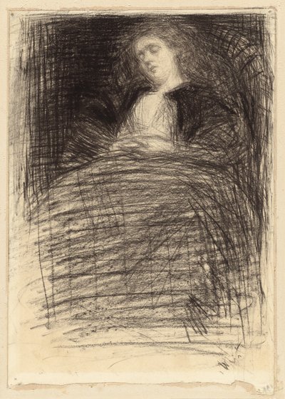uyuyan kadın by James Abbott McNeill Whistler