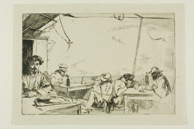 Üç kişilik çorba (üç kişilik çorba) by James Abbott McNeill Whistler