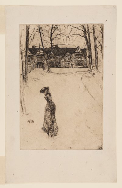 Speke Salonu: Cadde by James Abbott McNeill Whistler